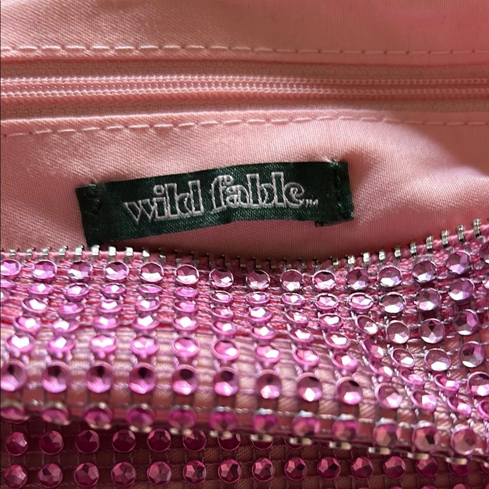 Pink Rhinestone Shoulder Bag - Picture 3 of 3